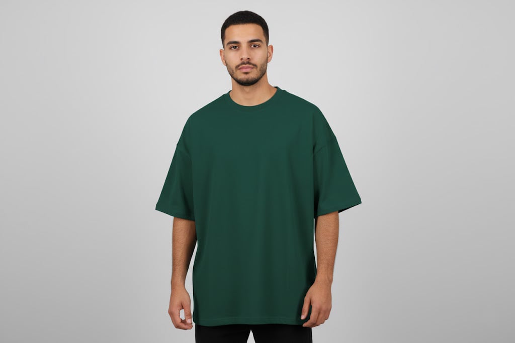 Oversized Boulevard T-Shirt (Dk grey/Skyblue/Lt grey/Baby pink/Green)